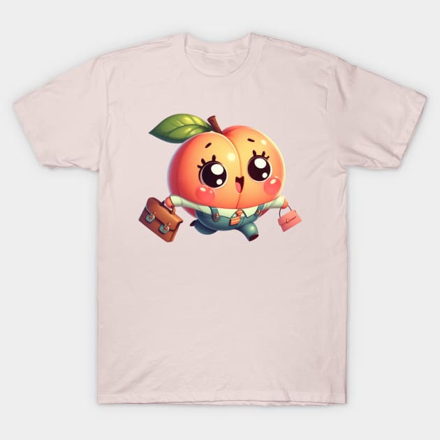 Cute Peach T-Shirt by Dmytro